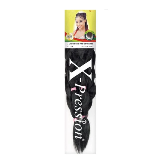 X-Pressions Lagos Pre-stretched Braiding Hair 42"